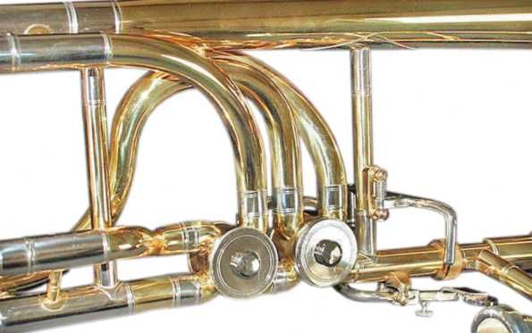 Trombon Bass Karl Glaser 2 ventile Bb/F/Eb & Bb/F/D