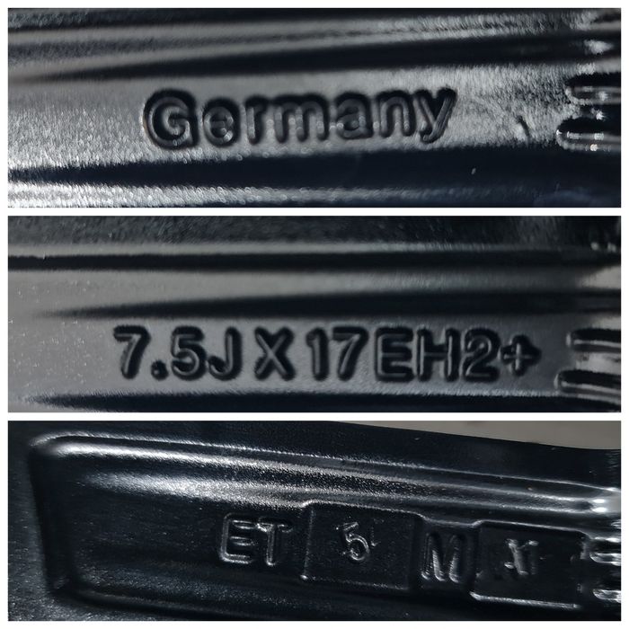 Jante 17 VW Skoda Seat Audi Mercedes BMW 7.5Jx17 ET54 5x112