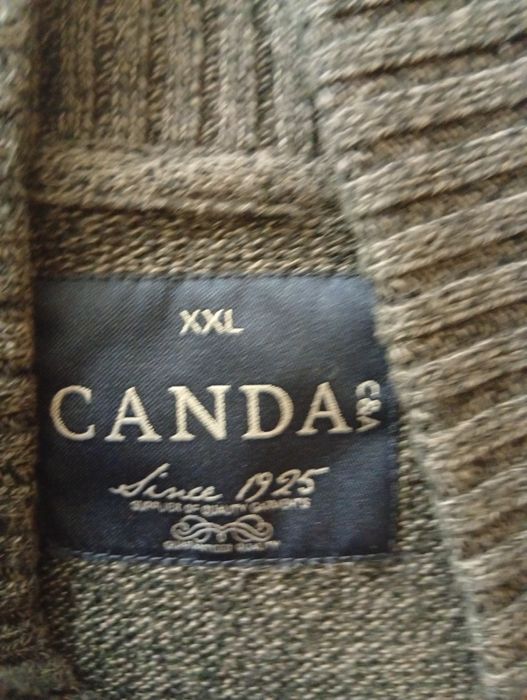 Тъмносив пуловер на CANDA размер XXL