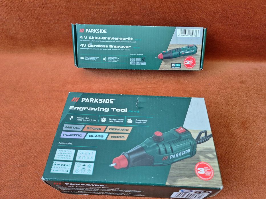 Aparat pentru gravat, doua modele, alimentare 220v sau cu acumulator