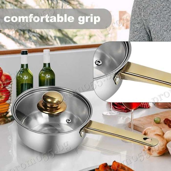 Комплект Тенджери за Готвене от 12 Части за Всички Видове Котлони