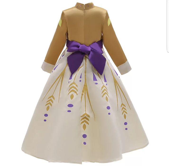 НОВО!!!Рокля на Ана от FROZEN 2 + Подарък коронка