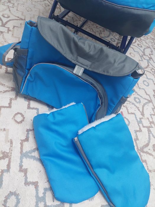 Зимняя санка коляска