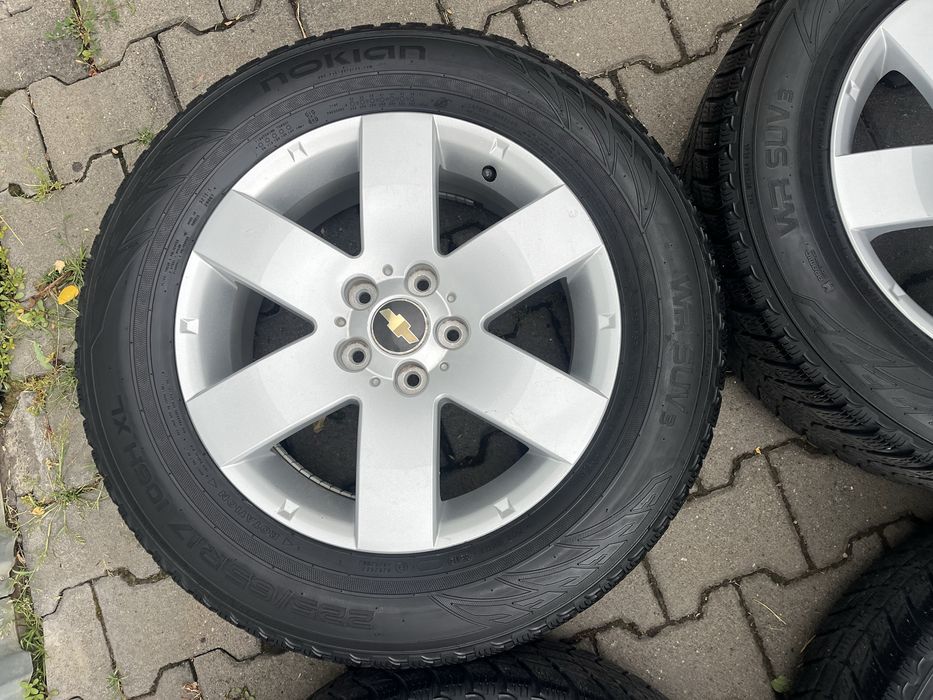 Jante aliaj 5x115mm, anvelope iarna 225/65 R17, Chevrolet Captiva, Opel Antara