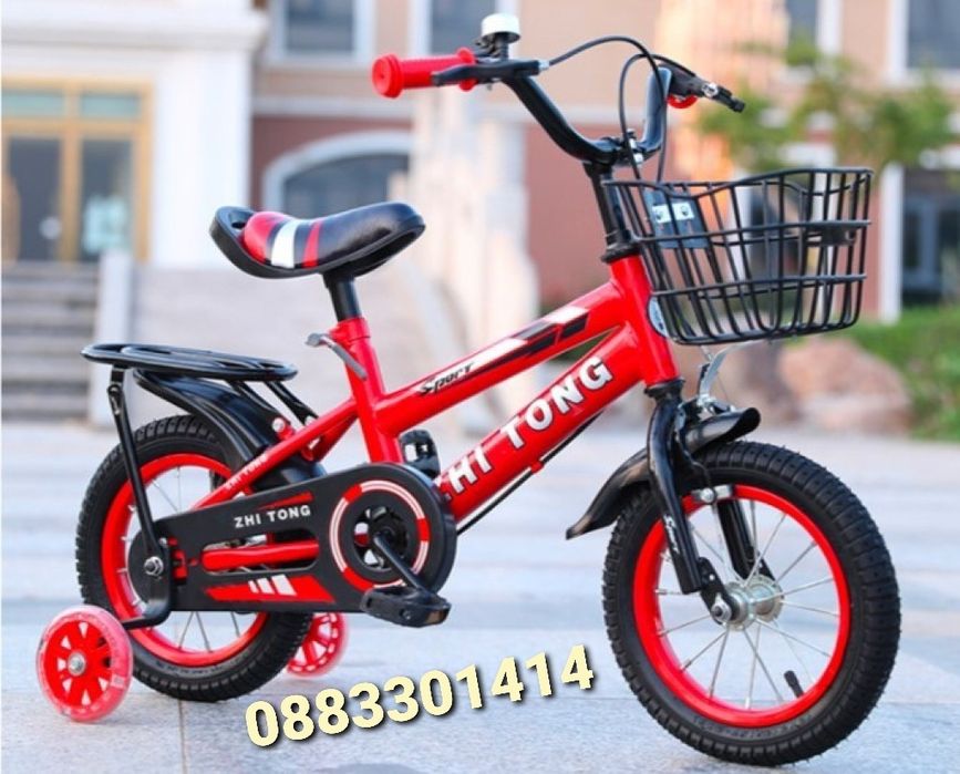 Детски велосипед, Помощни колела, Различни размери