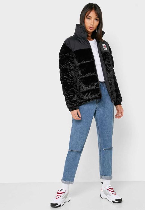 KARL KANI Retro Velvet Puffer Jacket ОРИГИНАЛНО дамско зимно яке - М