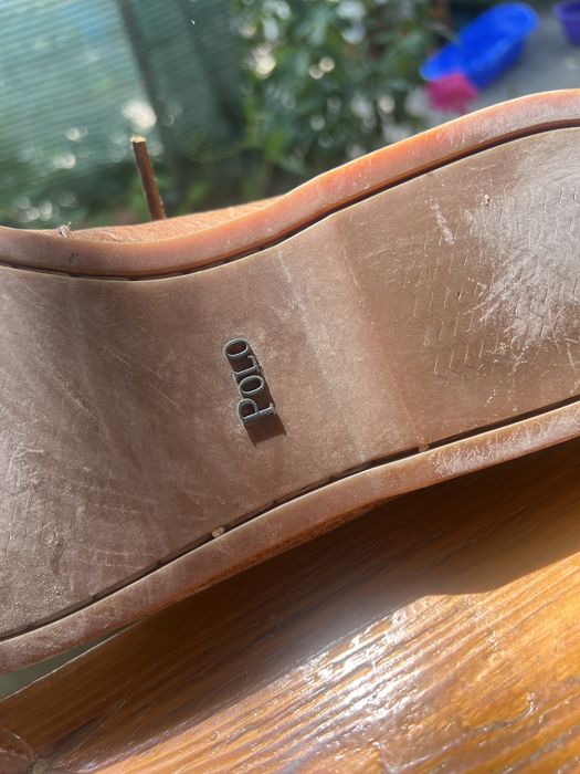 Pantofi bărbătești Polo din piele maro – foarte comozi