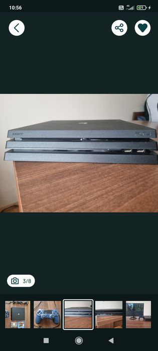 Vând sau schimb PS 4 Pro+Controller+GTA V,FC24-1TB