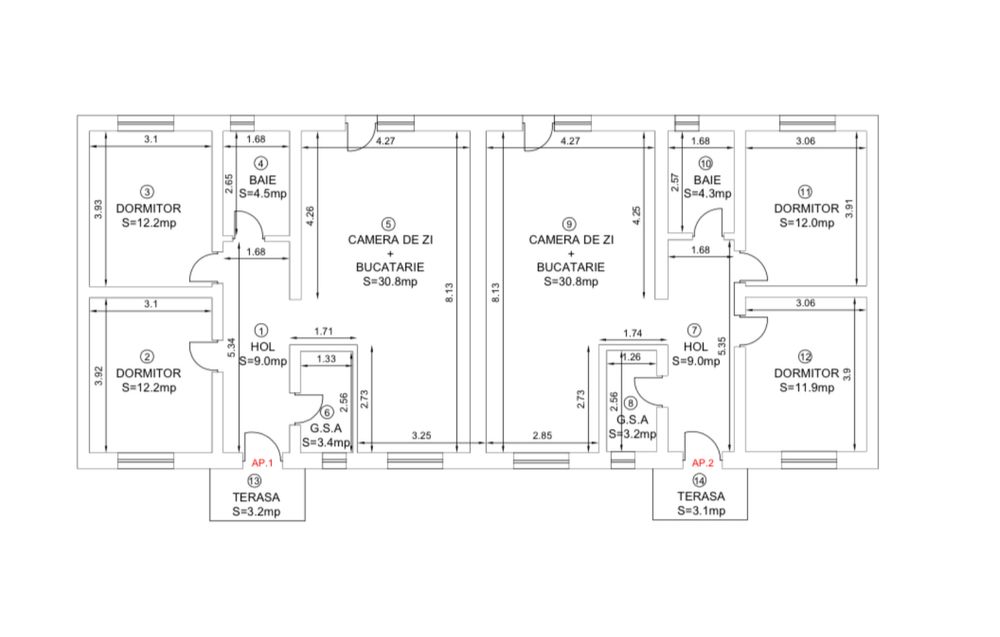 Duplex pe parter Dumbravita