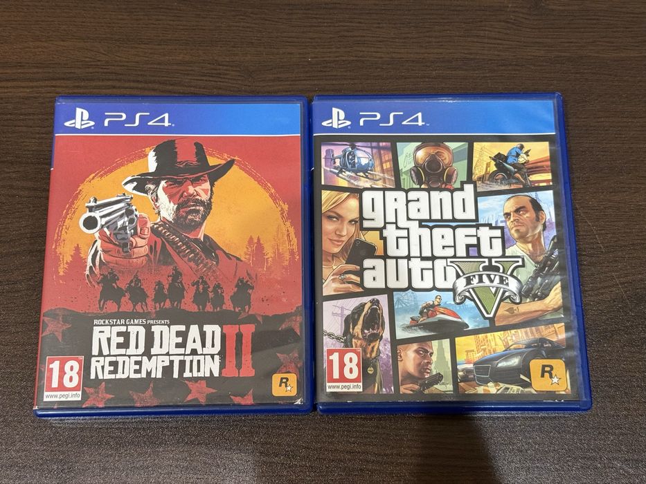 GTA 5 и Red Dead Redemption за ps4