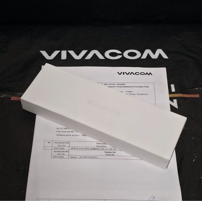 ЗАПЕЧАТАН 42mm Apple watch 10 BT Vivacom Гаранция 2027 Black