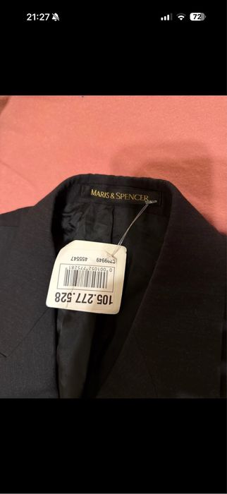 Vand sacou de barbati Marks&Spencer nou din matase calitate premium