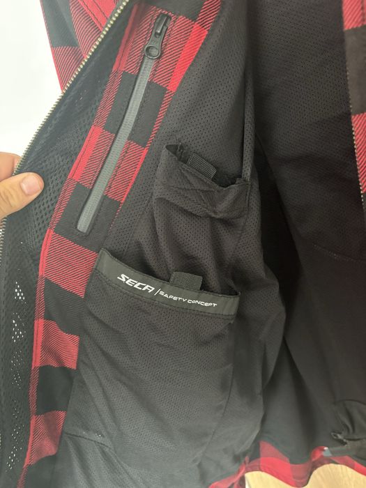 SECA Marshal II Red мото риза с Kevlar и протектори – размер L