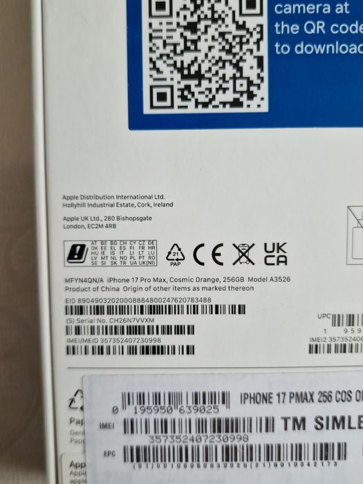 Vind iphone 17 pro max