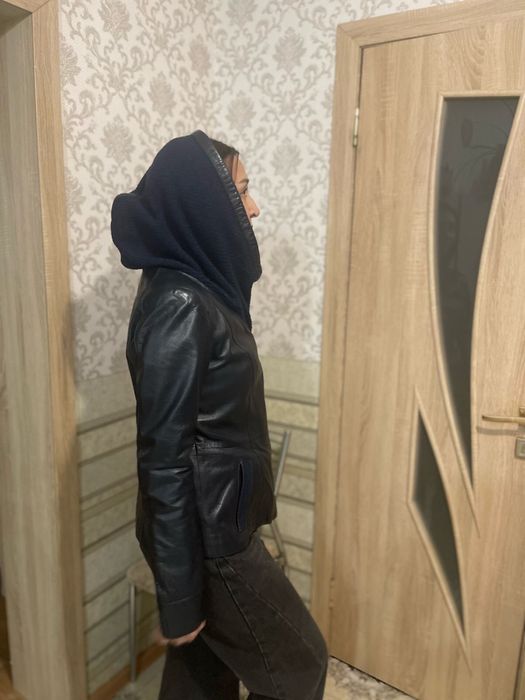 Косуха коженная б/у синяя