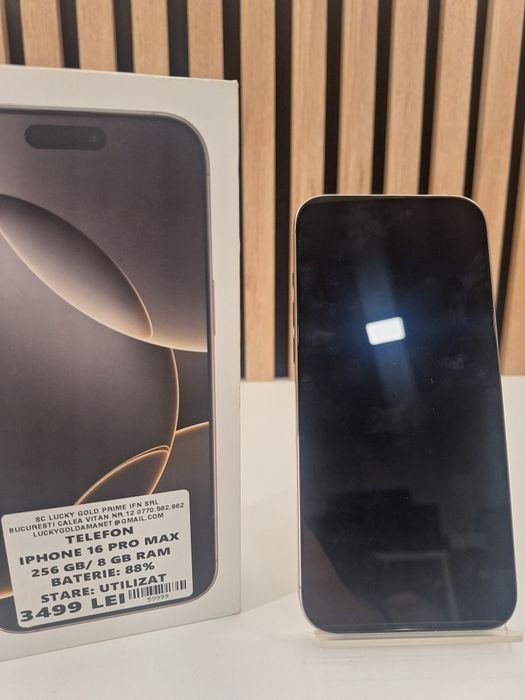 Iphone 16 Pro Max / 256 GB / 88% BAT / #59999