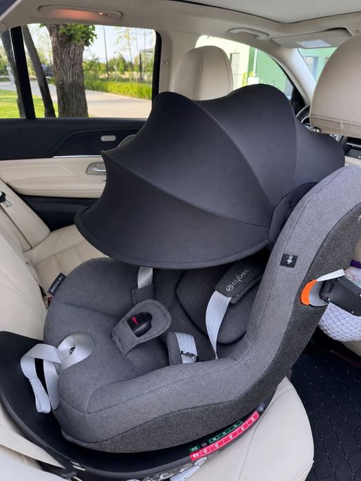 Стол за кола Cybex Sirona Zi i-Size Plus + сенник – Soho Grey | 45–105 см
