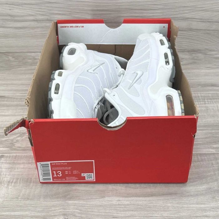 Air Max TN Triple White (36-46 номер)