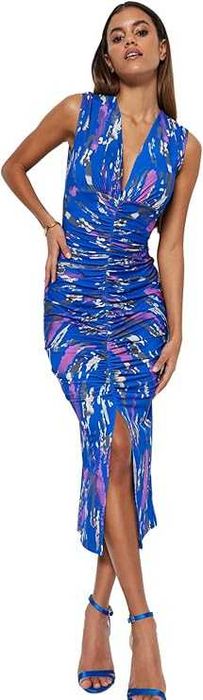 Дамска рокля Trendyol в тъмносиньо размер S