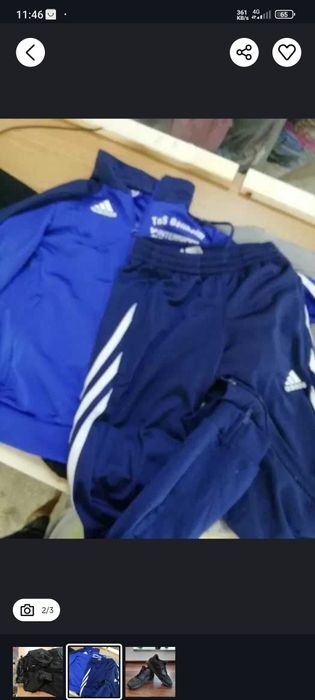 Haine purtate puțin mărimea S si adidași mărime 42