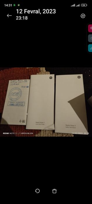 Redmi note 11 SOTILADI
