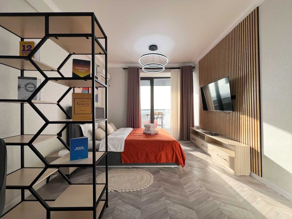 Современная студия с панорамным видом на Ташкент посуточно