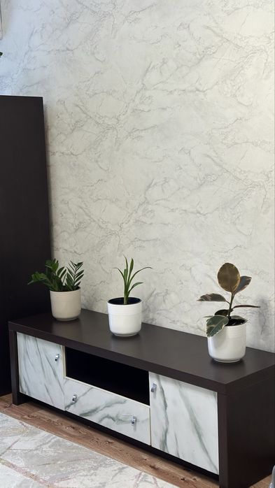 Стильная тумба под ТВ и стенка