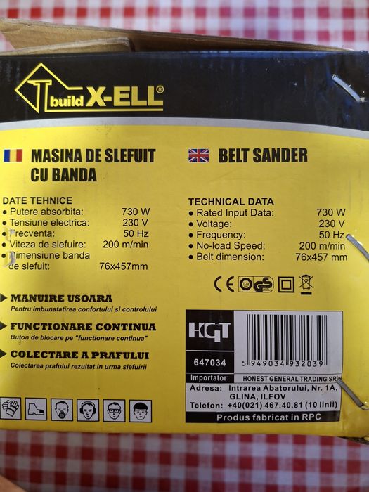 Masina  de  slefuit cu  banda  abraziva .