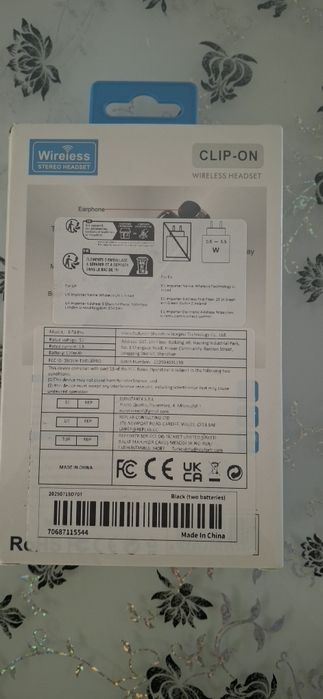 Căști cu 2 baterii