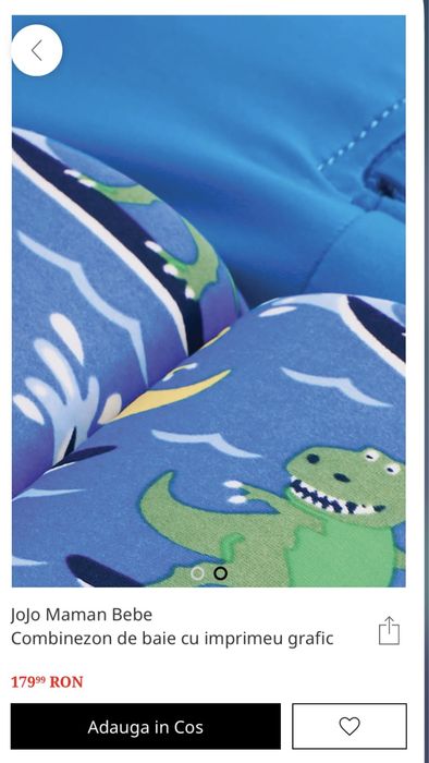 Combinezon/Costum copii pentru bazin, 3-4 ani