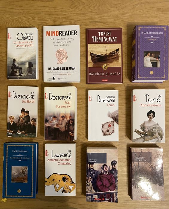 Vând cărți lietartură universală