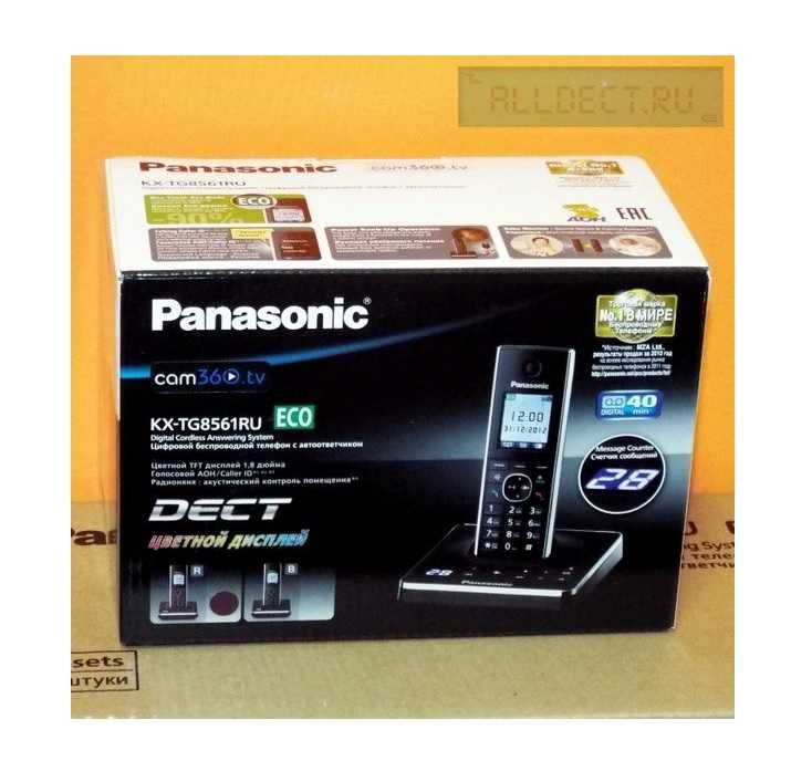 Радиотелефон Panasonic KX-TG8561 Ru  (Original)