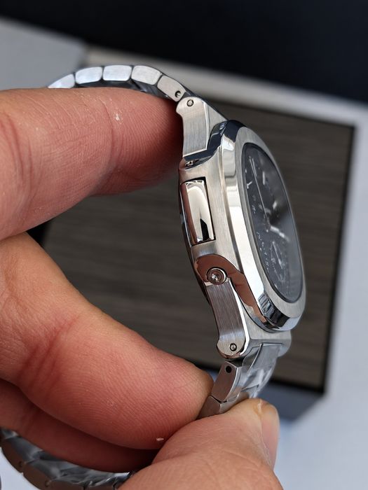 нов часовник Patek Philippe механичен, автоматичен сребрист