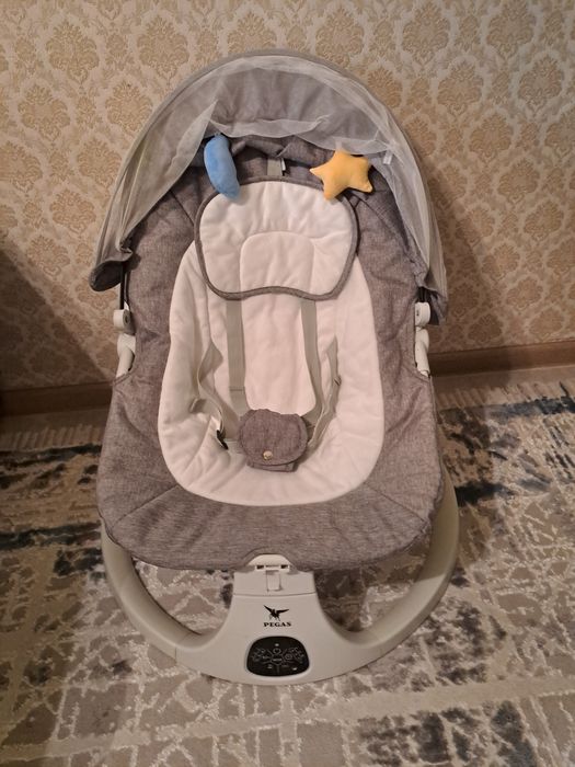 Шезлонг PEGAS  серый