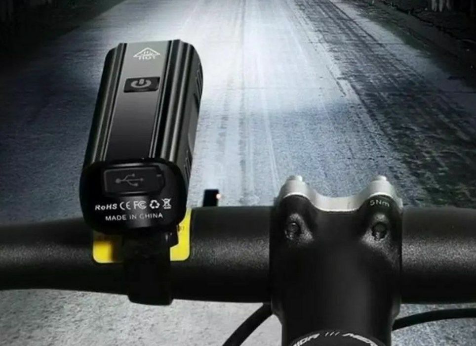 Велосипедный фонарь BG-1925  в наличие и другие модели фона