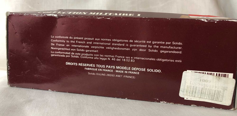 Macheta militara GMC 6x6 USA WW2 Solido metal 1 43 cu cutie