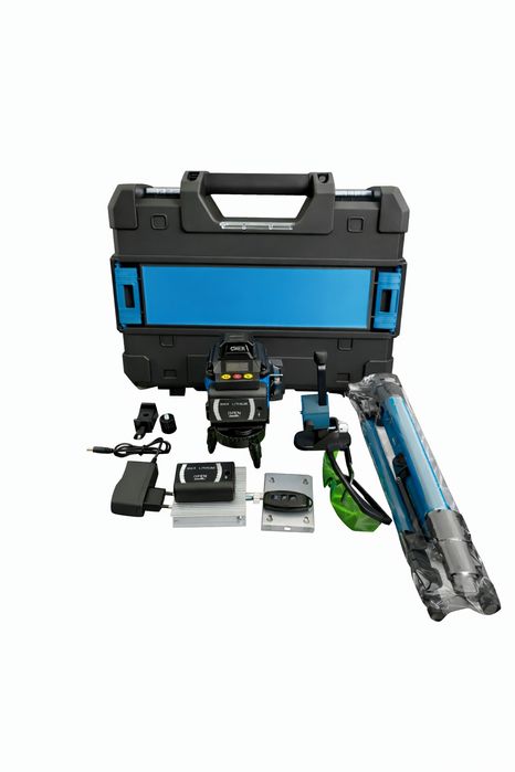 Nivela laser 16 linii, 4D, 2 Acumulatori, Trepied, Trusa depozitare