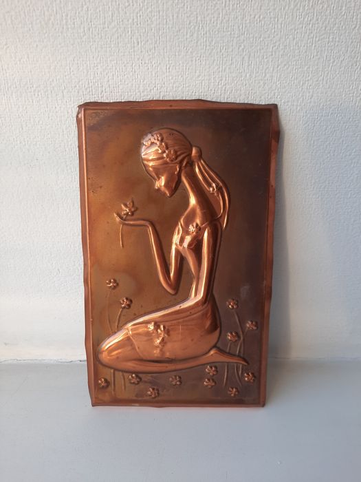 Чеканка медная советская