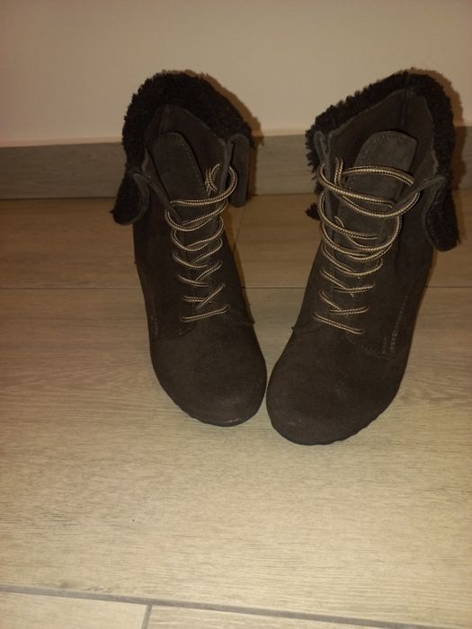 Botine dama din piele, mărimea 37