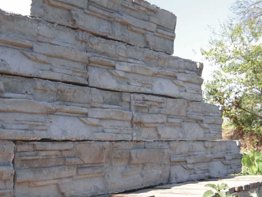 подпорна стена с БЛОКЧЕТА ефект СКАЛА