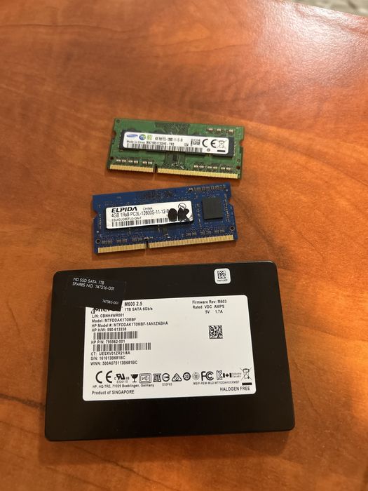 Dezmembrez laptop HP ProBook 4540s I5, SSD 1TB,RAM,incarcator,display