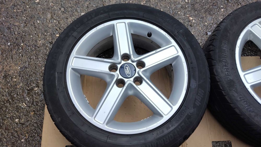 Jante aliaj+anvelope VARA 2023, roti 5x108; 205 55 16 FORD FOCUS ,C MAX,MONDEO , S MAX, CONECT ETC