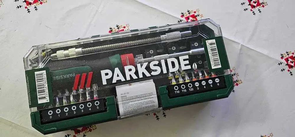 set surubelnita parkside cu biti