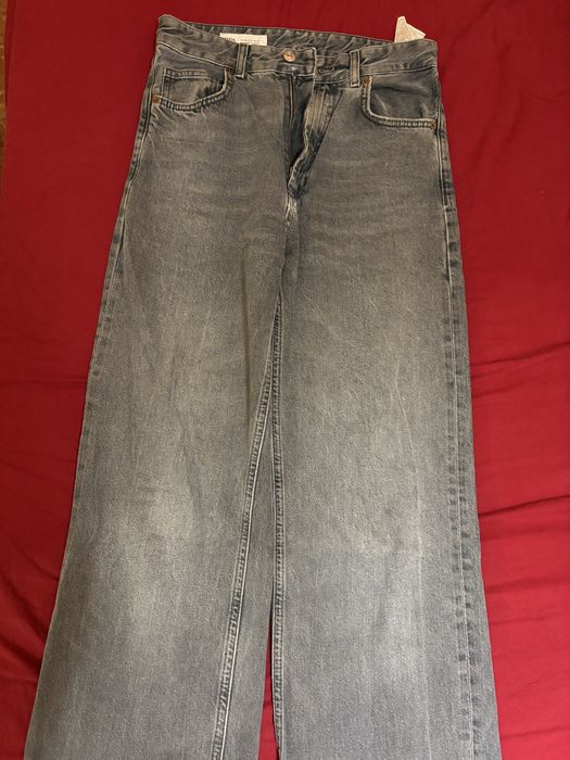 Wide leg high waist дънки от Зара