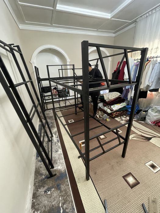 Krovat dvuxyarusnoy va 1 etaj krovatl Кроватла металл темир цех от 280