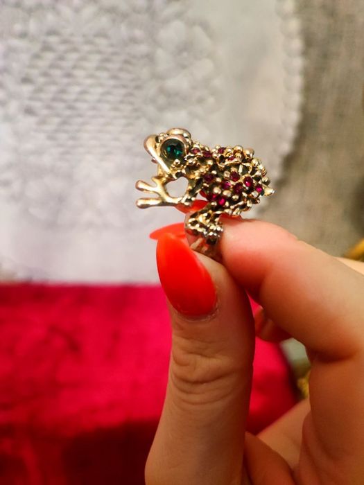 Колечко Жаба ,бижутерия