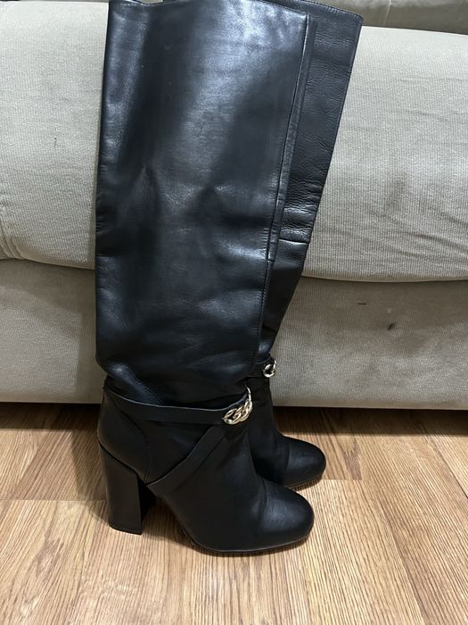 Сапоги  кожаные Италия