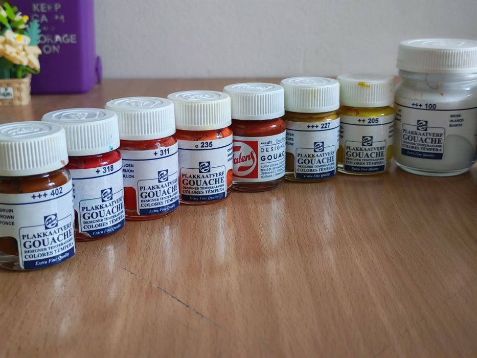 Темперни бои Guache на Royal Talens
