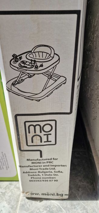 Бебешка проходилка Baby walker Zoo pink