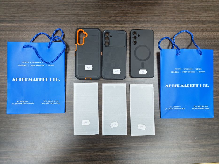 3+3 броя Кейс и протектор за SAMSUNG A17 ПАКЕТНА